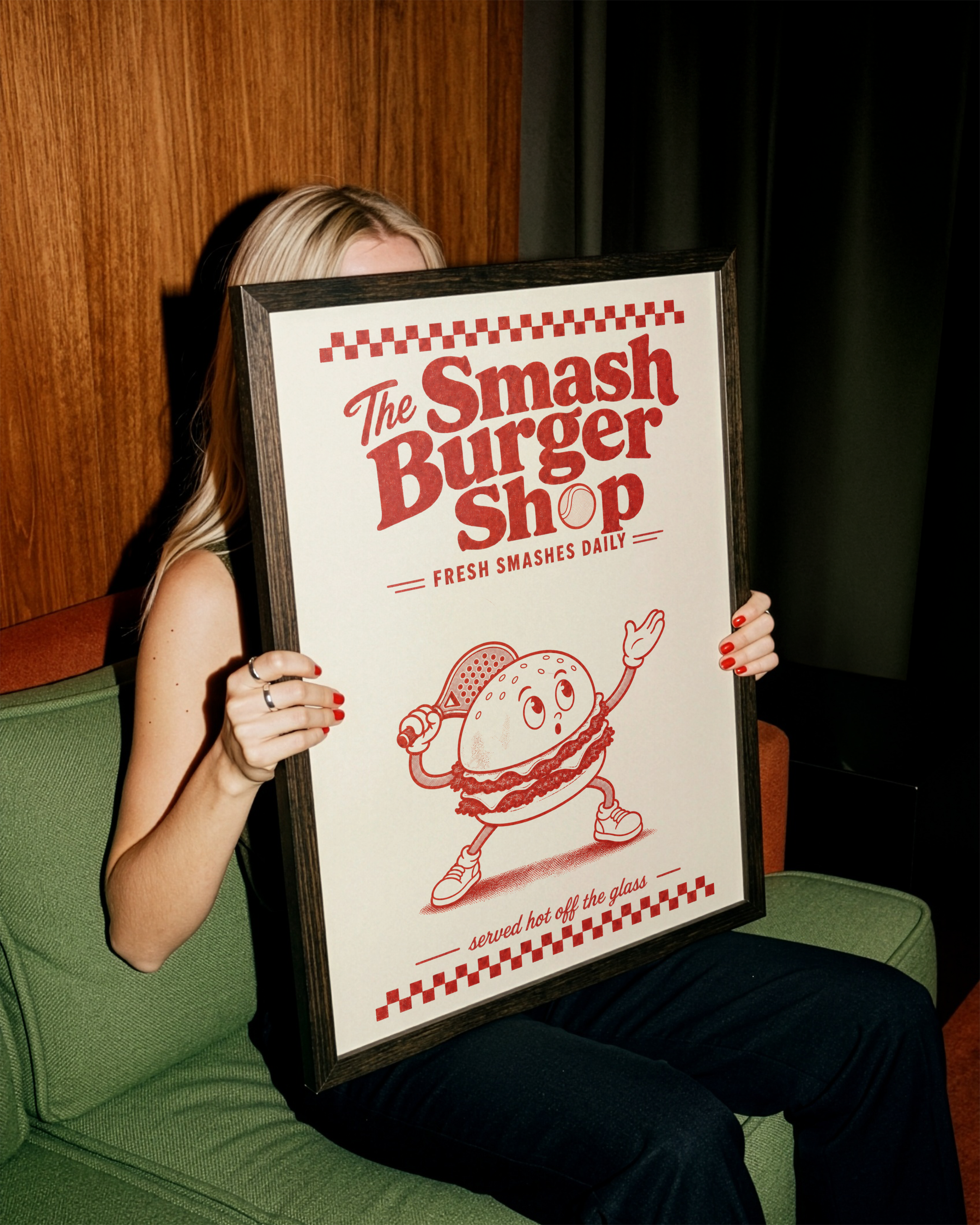 The Smash Burger Shop - Burger Style Padel Print