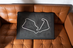 Map of Silverstone Circuit - Topographic Style Track