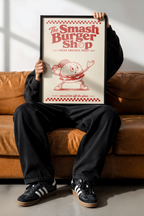 The Smash Burger Shop - Burger Style Padel Print